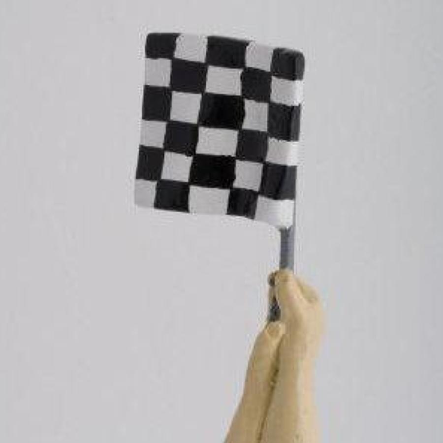 Checkered Flag bottle stopper