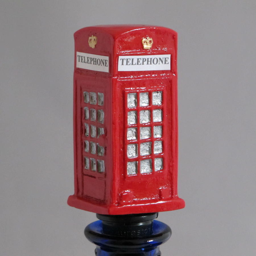 Telephone Box bottle stopper